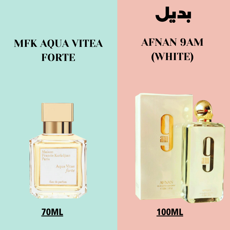 AFNAN 9AM (WHITE) - badeyl